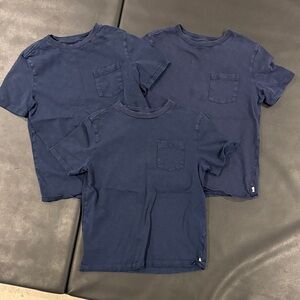3 for 1 GAP Dark Blue Kids Short Sleeve Tee